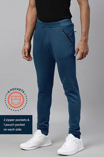 Navy Organic Cotton Sweatshirt & Jogger Set | Men